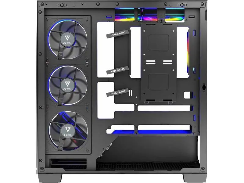 Корпус MODECOM Volcano Stellar ARGB MIDI 8F Black (AT-STELLAR-8F-ARGB-10) - фото 5
