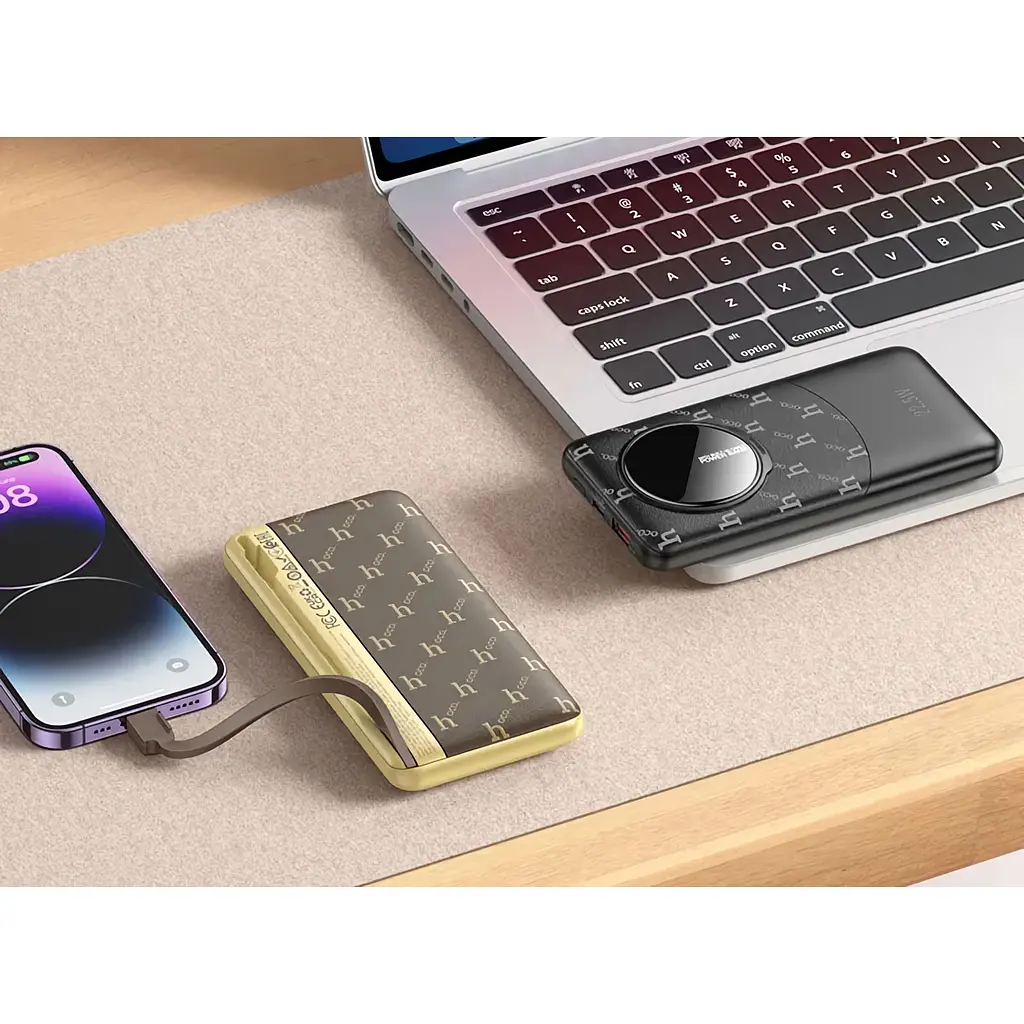 Внешний аккумулятор Hoco Q29 Nobility USB-C 10000mAh 22.5W Brown [123635] - фото 3