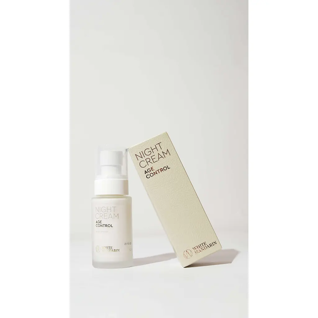 Омолоджуючий нічний крем для обличчя Age control White Mandarin 50 мл - фото 3