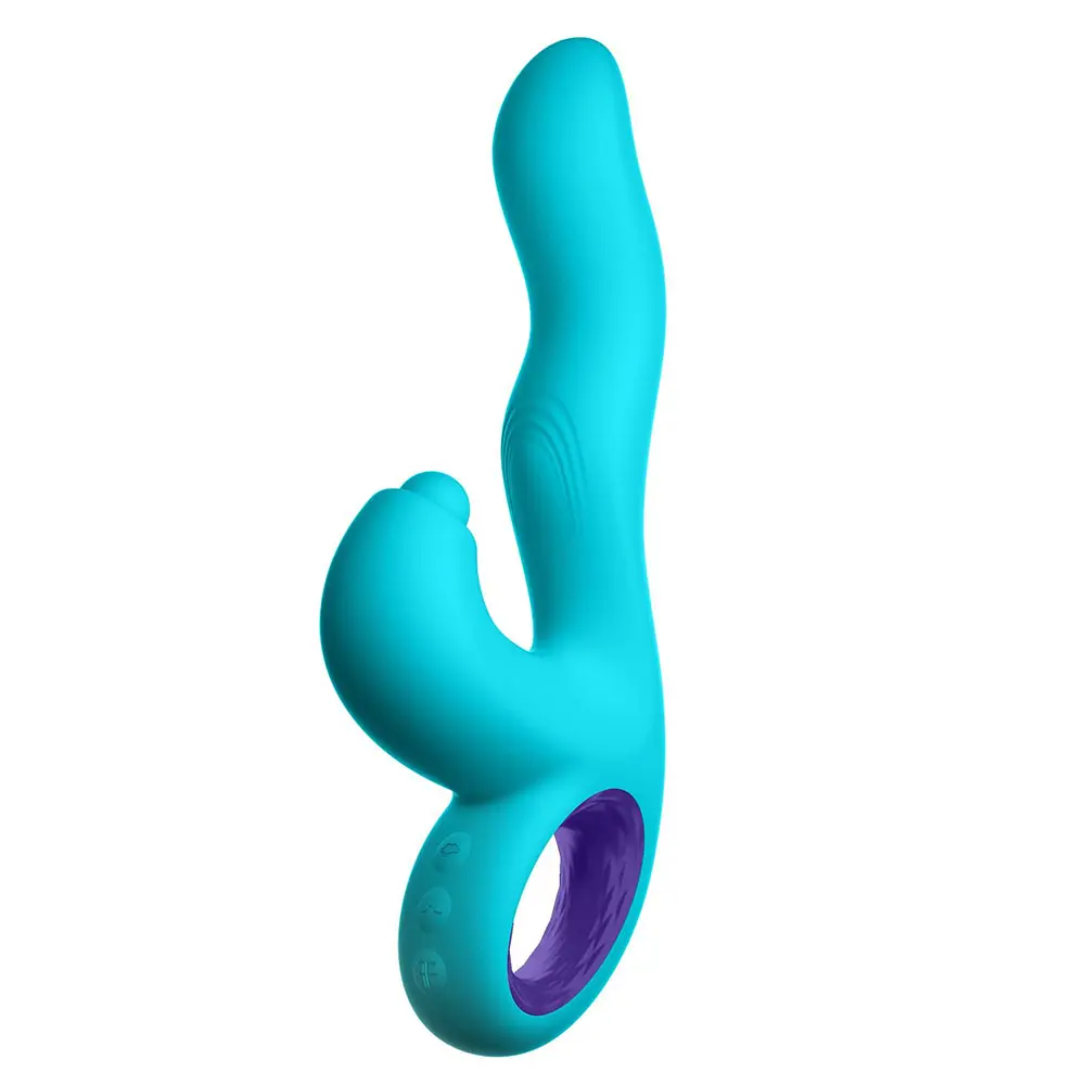 Вібратор-кролик Dreamtoys Femme Funn Klio G-Spot 21.3 см бірюзовий - фото 6