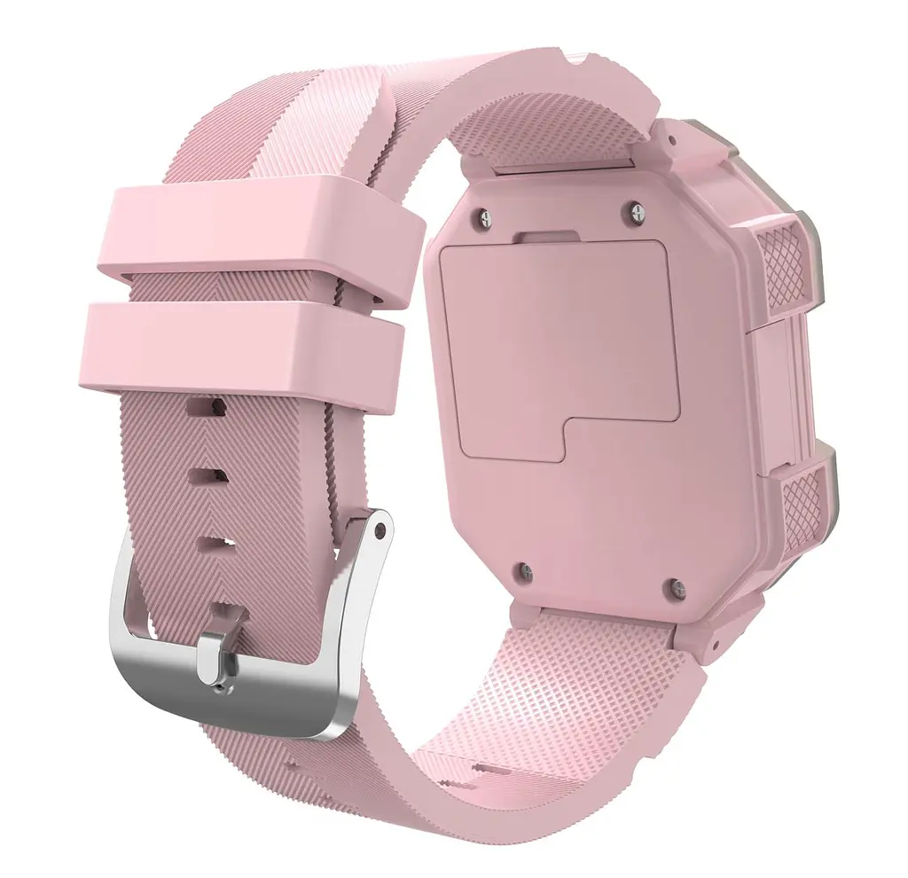 Дитячий смарт годинник Lemfo S11 з GPS трекером, 4G LTE, SIM картою, відеодзвінком, подвійною камерою, прослуховуванням, геолокацією та кнопкою SOS Рожевий - фото 3