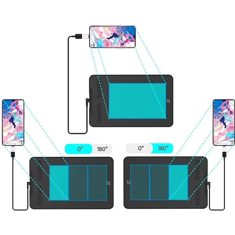 Графічний планшет XP-Pen Deco Mini7 V2 Black [118921] - фото 3