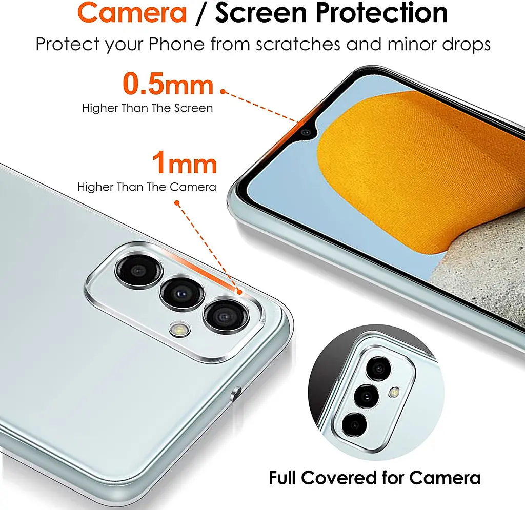 Чехол WXD TPU Transparent Case для Samsung Galaxy M13 4G [70111] - фото 12