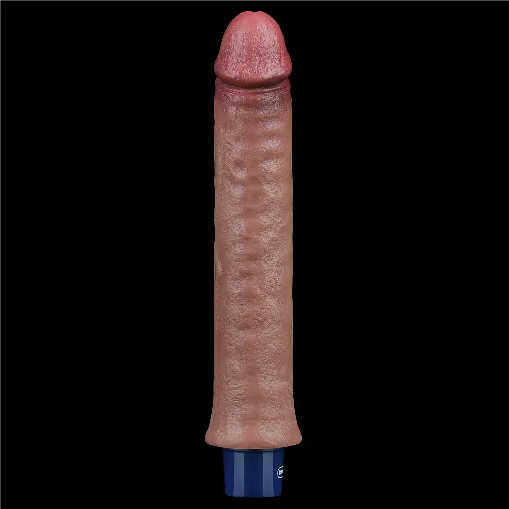 Реалістичний вібратор Lovetoy Real Softee 24.5 см коричневий - фото 3
