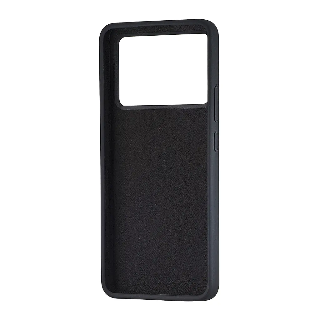 Чохол Silicone Case Xiaomi Poco X6 Pro/Redmi K70E 5G Black - фото 2