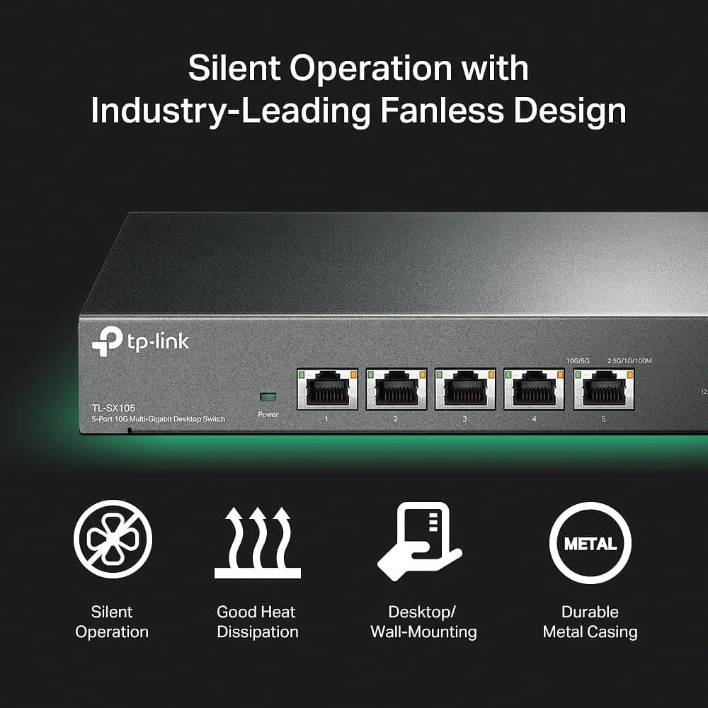 Комутатор TP-Link TL-SX105 (TL-SX105) - фото 7