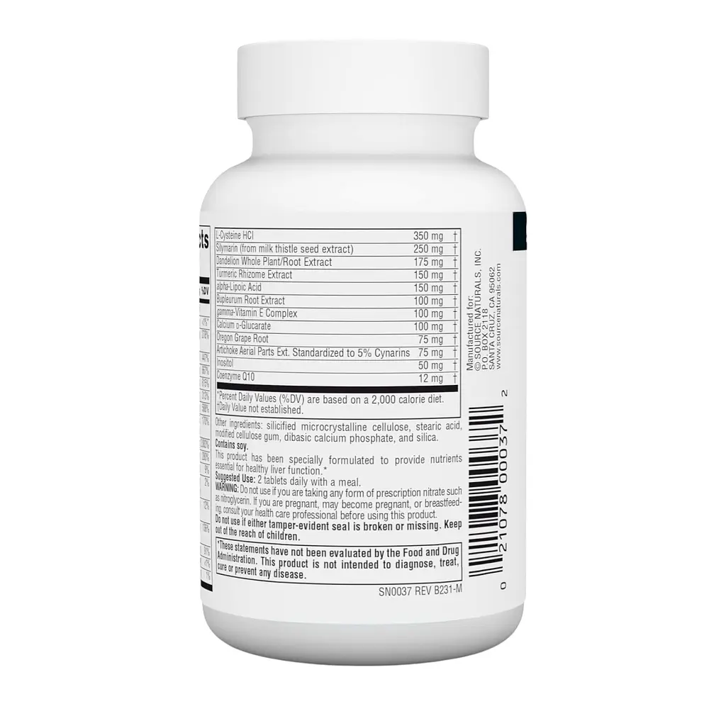 Натуральна добавка Source Naturals Liver Guard 30 таблеток - фото 3