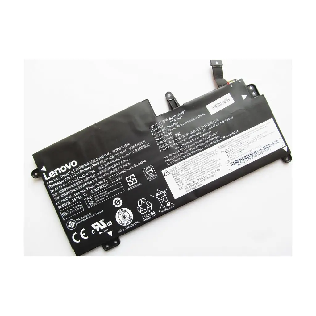 Акумулятор до ноутбука Lenovo ThinkPad 13 (1st Gen) 01AV400, 3685mAh (42Wh), 3cell, 11.4V, (A47489)