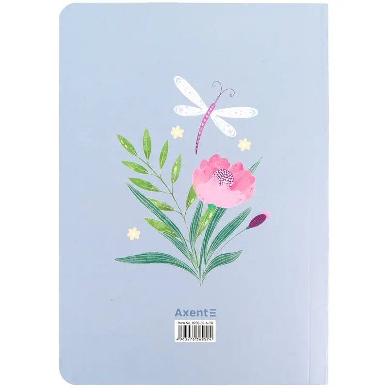 Книга записна Axent Turnowsky Fairy Garden 2 A5 80 аркушів клітинка (8700-32-A-TR) - фото 3