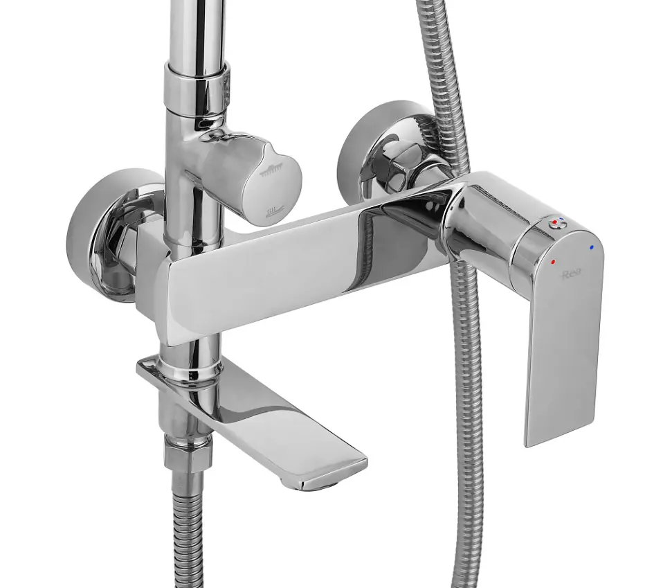 Душова система з виливом Rea Storm chrome REA-P4882 - фото 2