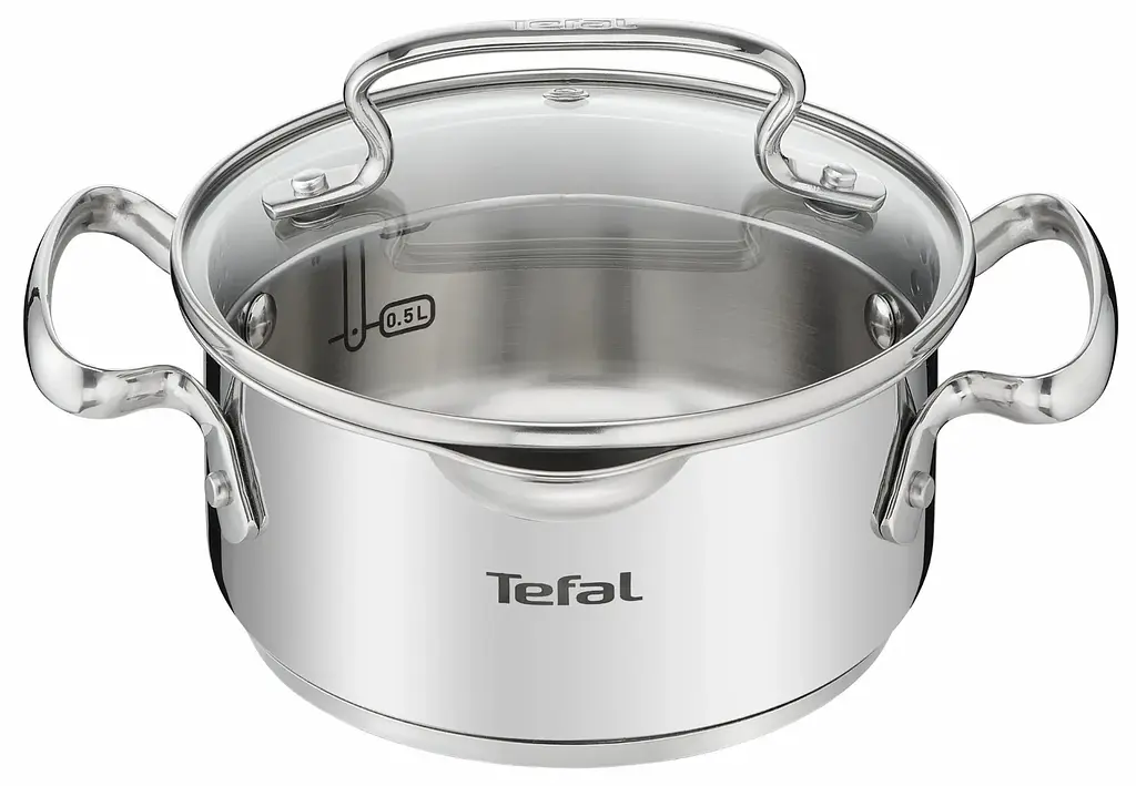 Каструля Tefal DUETTO+ 1.5л з кришкою нержавіюча сталь скло kuh0014697 - фото 2