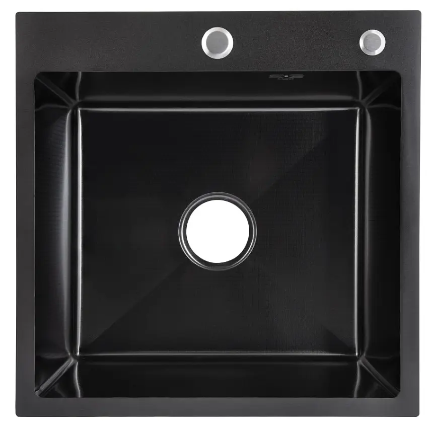 Кухонна мийка інтегрована Lidz Handmade H5050HB Decor Black PVD Honeycomb 2,5/0,5 мм LDH5050BDECPVD48369