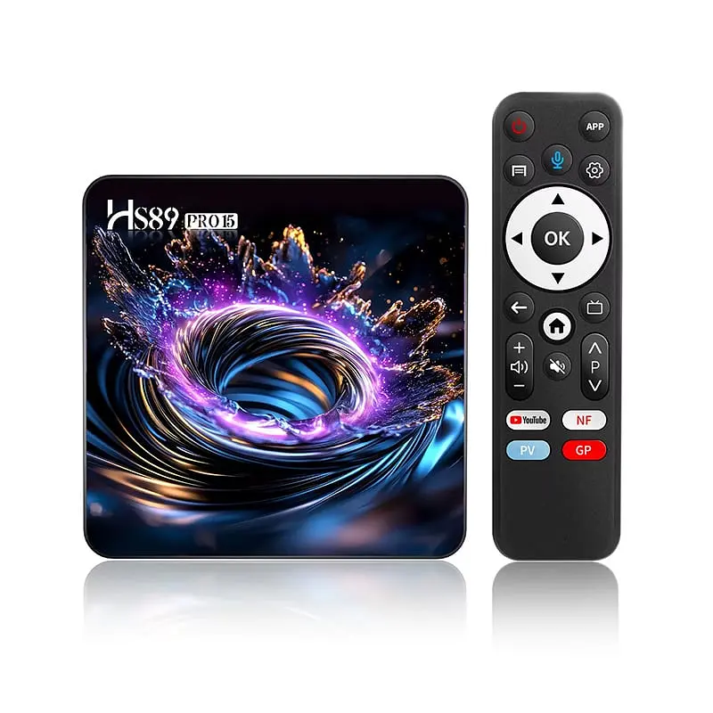 Смарт ТВ приставка Hugsun HS89 PRO15 4/32 Гб Smart TV Box Android TV 14 - фото 2
