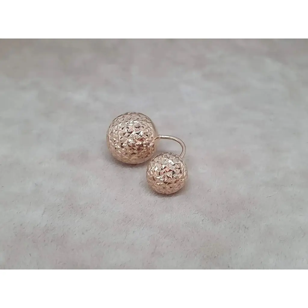 Золота сережка-пірсинг Favoritum. 310129_12_АБол - фото 3