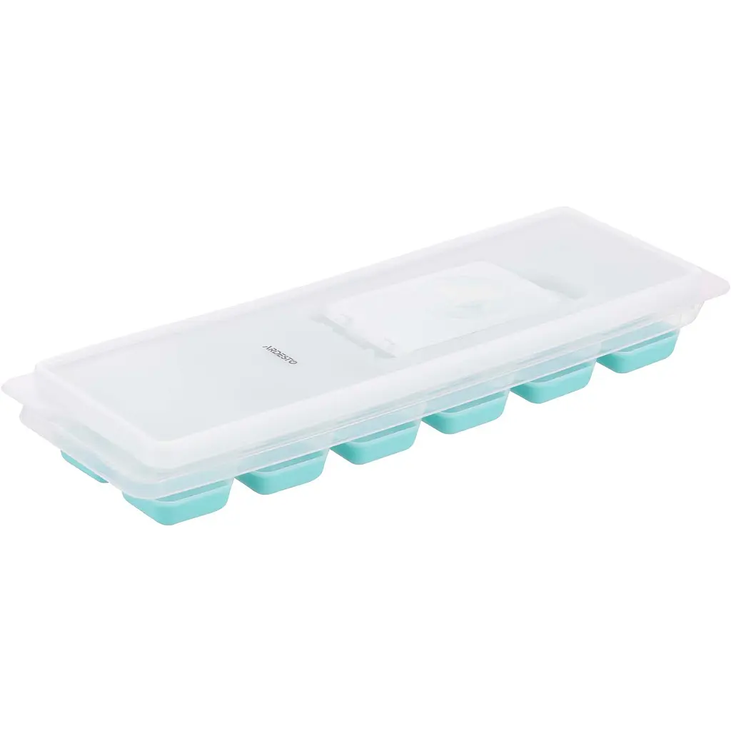 Форма для льда Ardesto Fresh с крышкой 26х9.5х3.5 см синяя (AR3595B) - фото 4