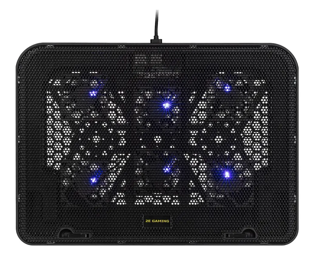 Охлаждающая подставка для ноутбука 2E Gaming CPG002 6xFan LED 15.6 дюймов - фото 2