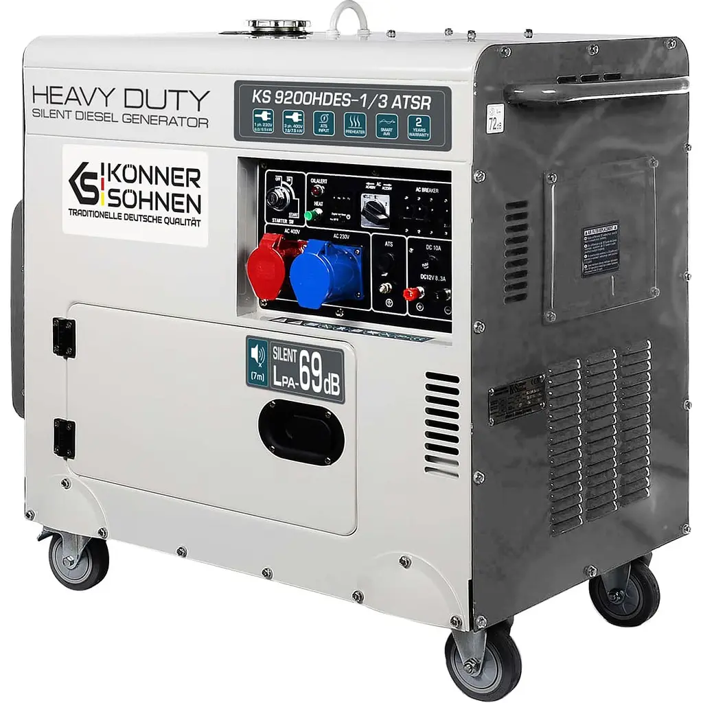 Генератор дизельний Konner&Sohnen KS 9200HDES-1/3 ATSR (EURO V) [117114] - фото 3