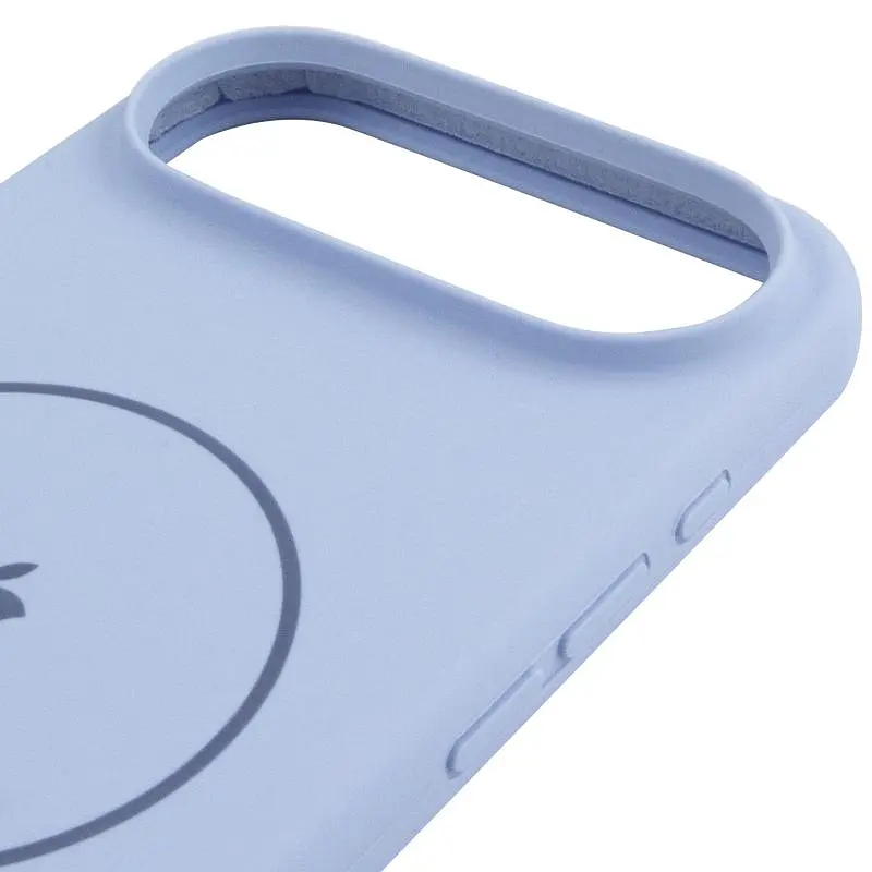 Чохол Epik Silicone Case Full Protective (AA) V2 with MagSafe для Apple iPhone 17 Air (6.5) Блакитний / Lilac Blue - фото 4