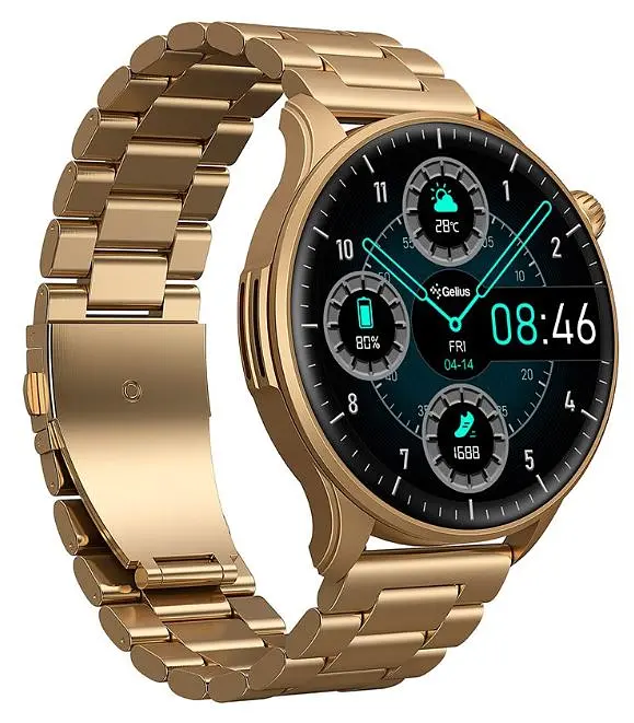 Смарт-годинник Gelius Pro GP-SW010 (Amazwatch GT3) Bronze Gold - фото 4