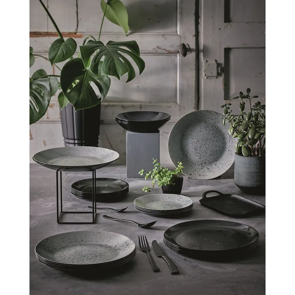 Тарілка обідня Luminarc Diana 25 см Black (V0121) - фото 17