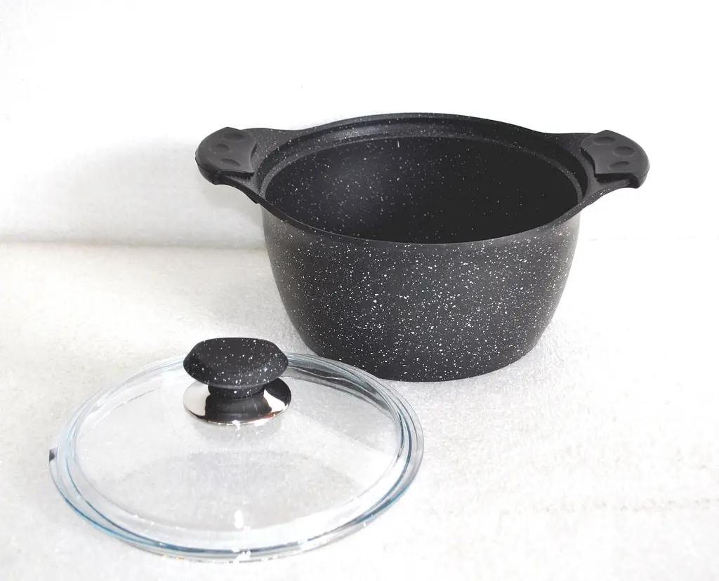 Каструля O.M.S. Collection 3120-24 см 4.55 л Black - фото 9