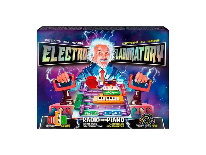 Електронний конструктор Electro Laboratory. Radio+Piano, Danko Toys - фото 2