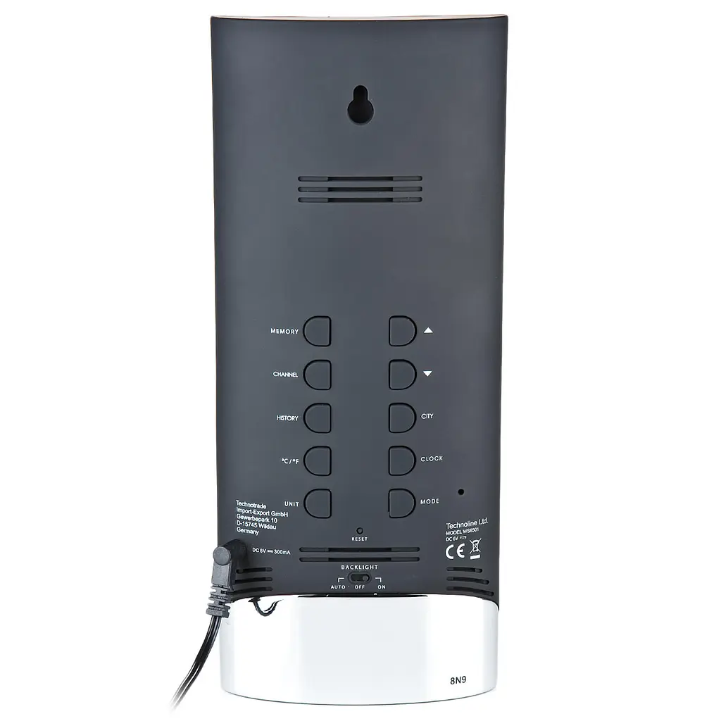 Метеостанція Technoline WS6501 Black Metall (WS6501), Чорний - фото 6