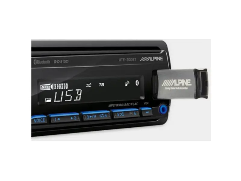 Автомагнітола Alpine UTE-201BT - фото 2