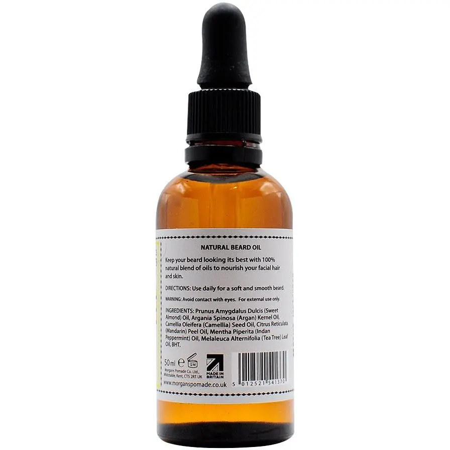 Олія для бороди Morgan's Beard Oil Indian Peppermint, Mandarin and Tea Tree 50 мл - фото 3
