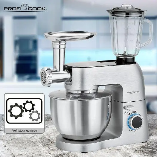 Кухонний комбайн-тестоміс Profi Cook PC-KM 1189 6.7л - фото 2