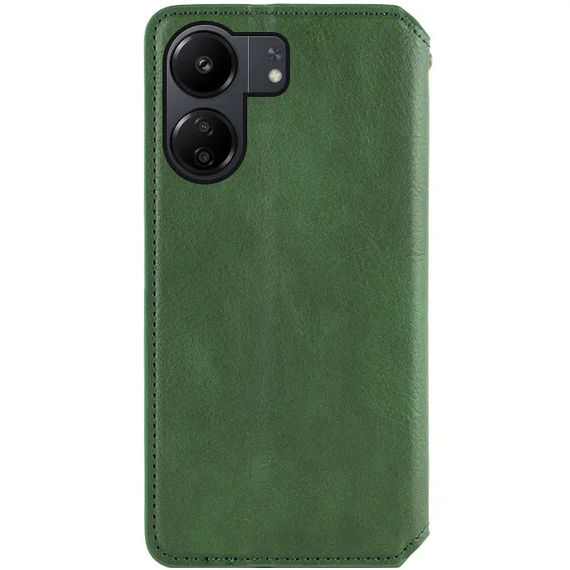 Чохол-книжка Getman шкіряний Cubic PU для Xiaomi Redmi 13Coco C65 Зелений - фото 2