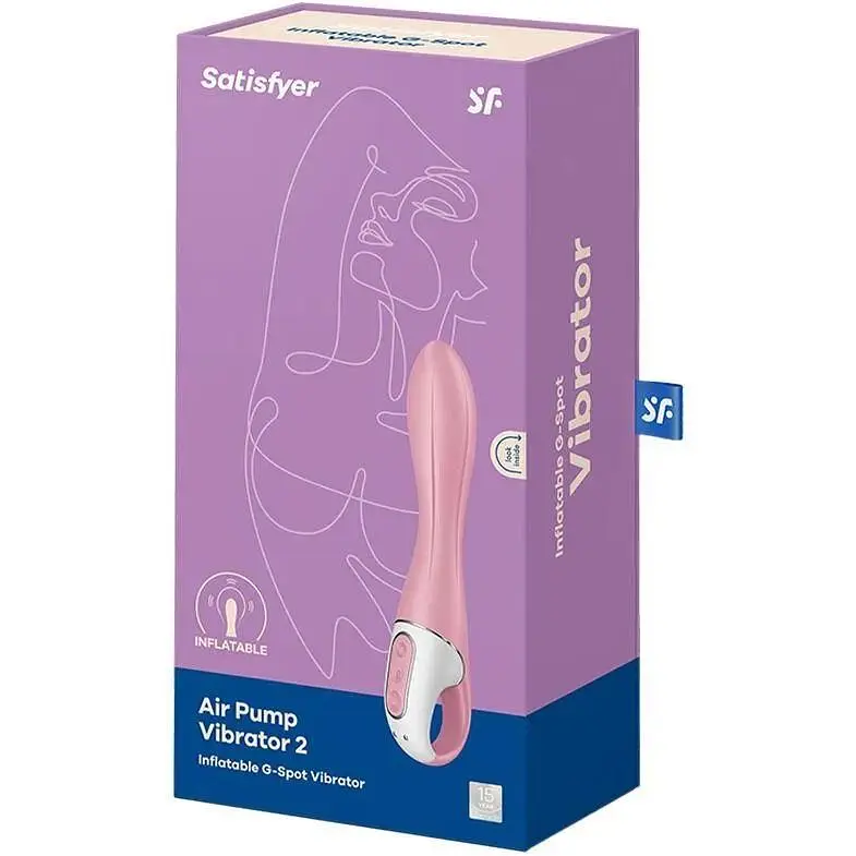Вібратор точки G Satisfyer Air Pump Vibrator 2 надувається - фото 5