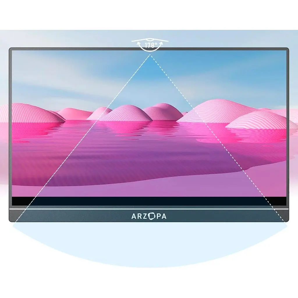 Портативний монітор Arzopa a1 Black [101362] - фото 7