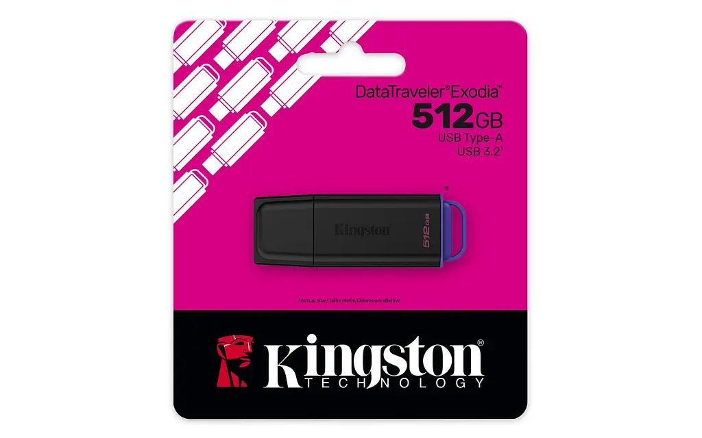 Флеш-накопичувач USB3.2 512GB Kingston DataTraveler Exodia Black (DTXG2/512GB) - фото 2