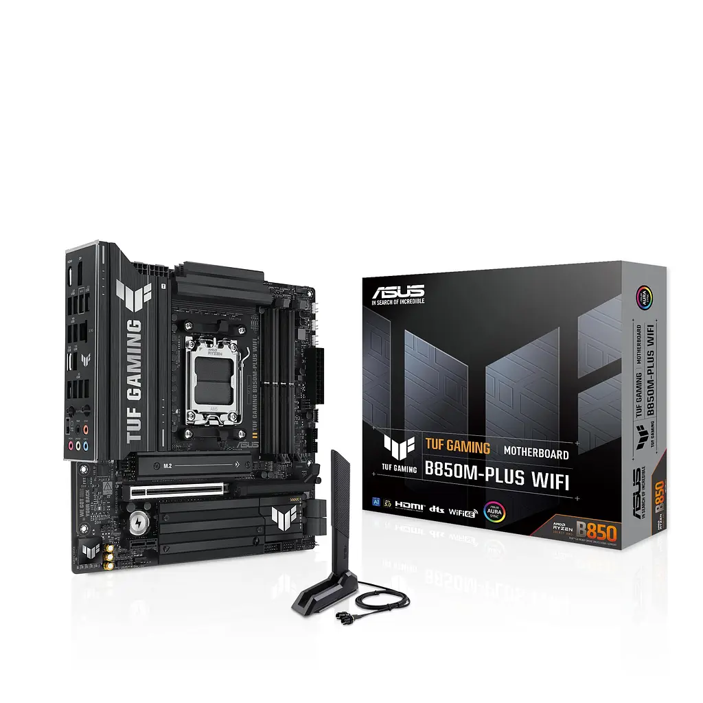 Материнская плата TUF GAMING B850M-PLUS WIFI sAM5 B850 4xDDR5 M.2 HDMI DP Wi-Fi BT mATX Asus teh0018939 - фото 10
