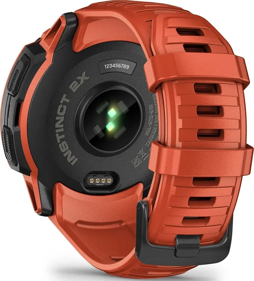 Смарт-годинник Garmin Instinct 2X Solar Flame Red (010-02805-11/01) - фото 3