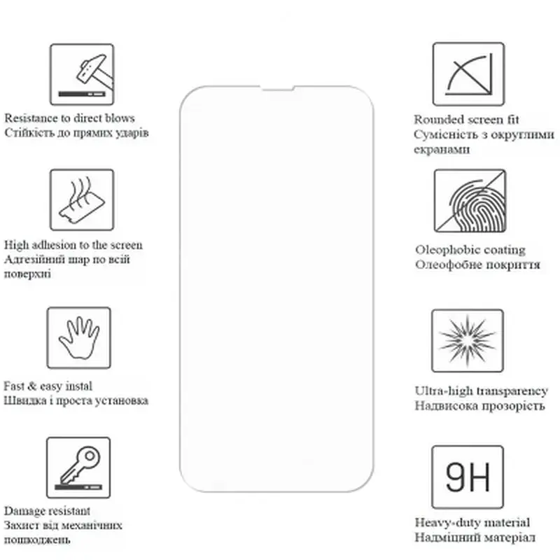 Плівка захисна Drobak Hydrogel Apple iPhone 15 Pro (292914) - фото 4