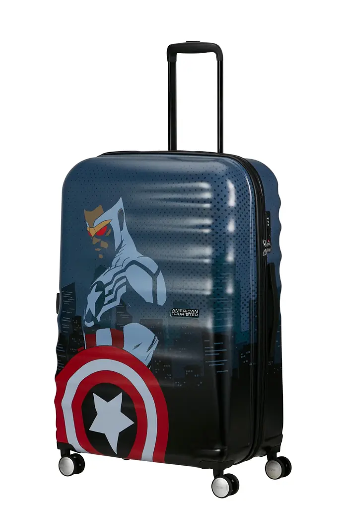 Валіза 77 См American Tourister WAVEBREAKER DISNEY CAPTAIN AMERICA CITY 77x52х29 31C*03022 - фото 6