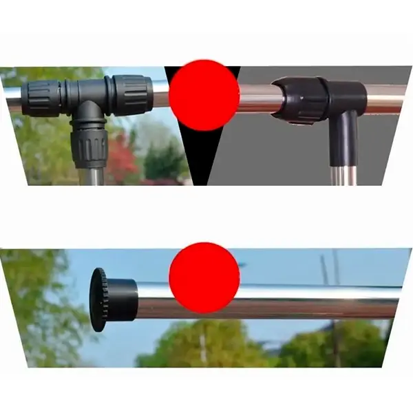 Вешалка для одежды Triple Stand Hanger двойная телескопическая 3 полки для обуви 160х80х38 см (Triple Stand Hanger_704) - фото 6