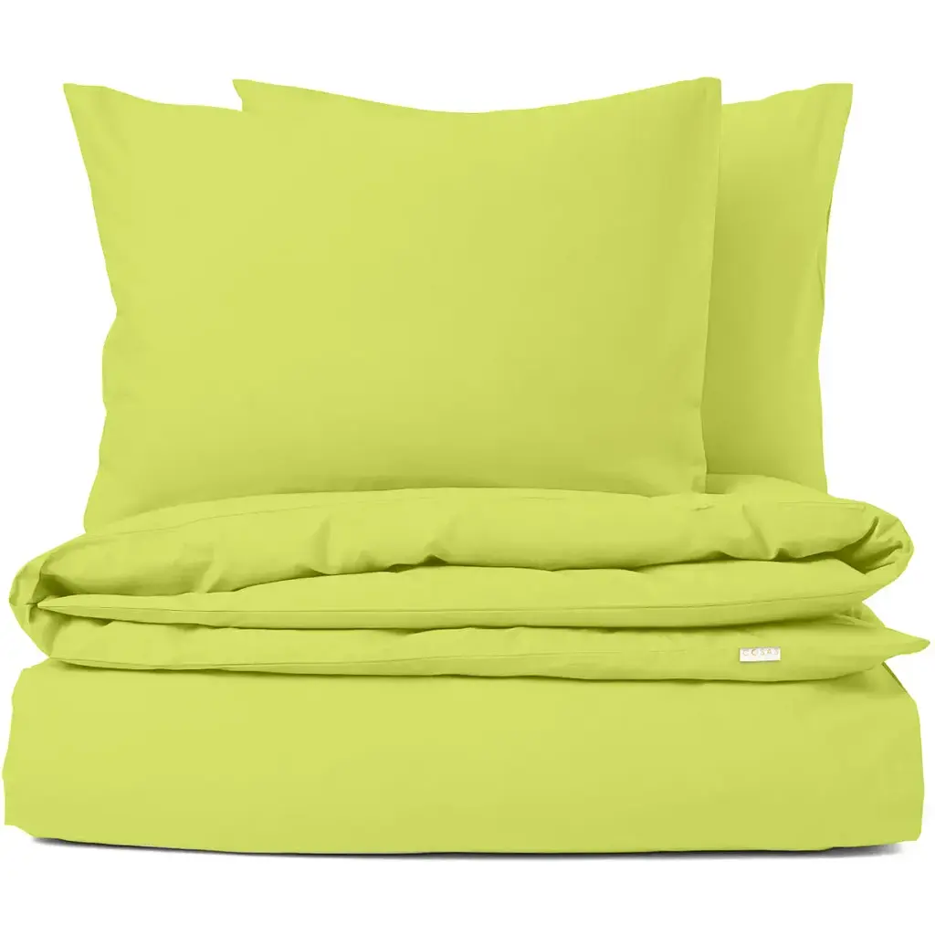 Комплект постільної білизни Cosas двоспальний без простирадла LIME 180 x 220 см (Ranfors70_Lime_180_2)