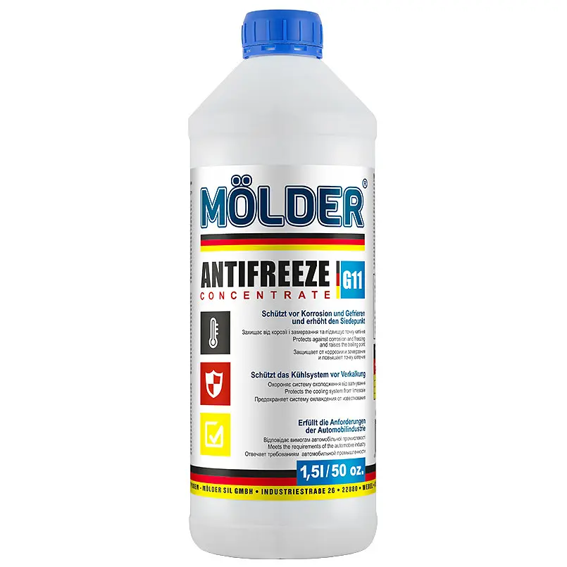 Антифриз Molder концентрат синий 1.5 л (UKF-015-G11) - фото 2