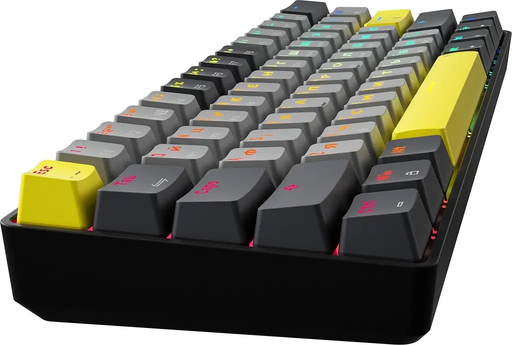Клавіатура бездротова GamePro MK130G Pro Outemu Red Switch Hot-Swap RGB Black - фото 9