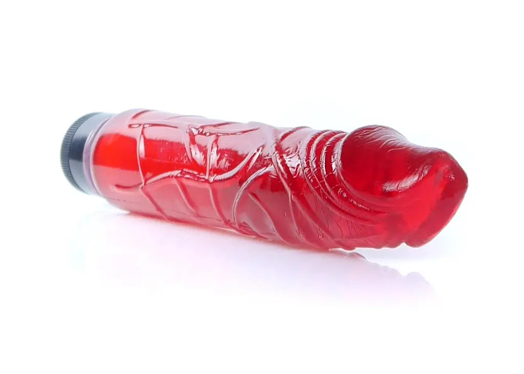 Вібратор Juicy Jelly Multispeed червоний - фото 5