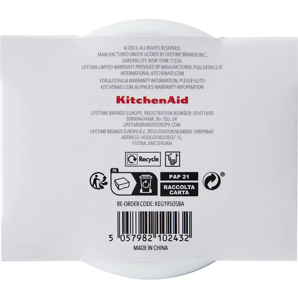 Щетка для мытья посуды KitchenAid Sinkware белая (KEG195OSBA) - фото 7