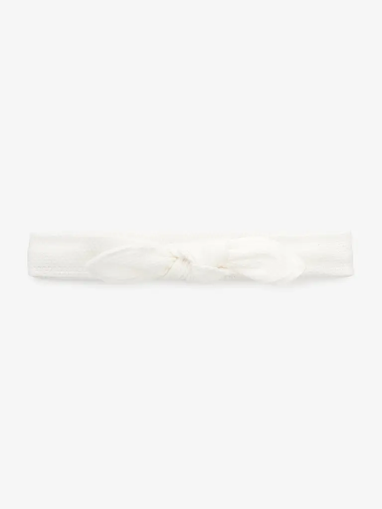 Боді-сукня+повязка для дівчинки Dexters 133011 80 см Молочний shop (4821106761062) - фото 6