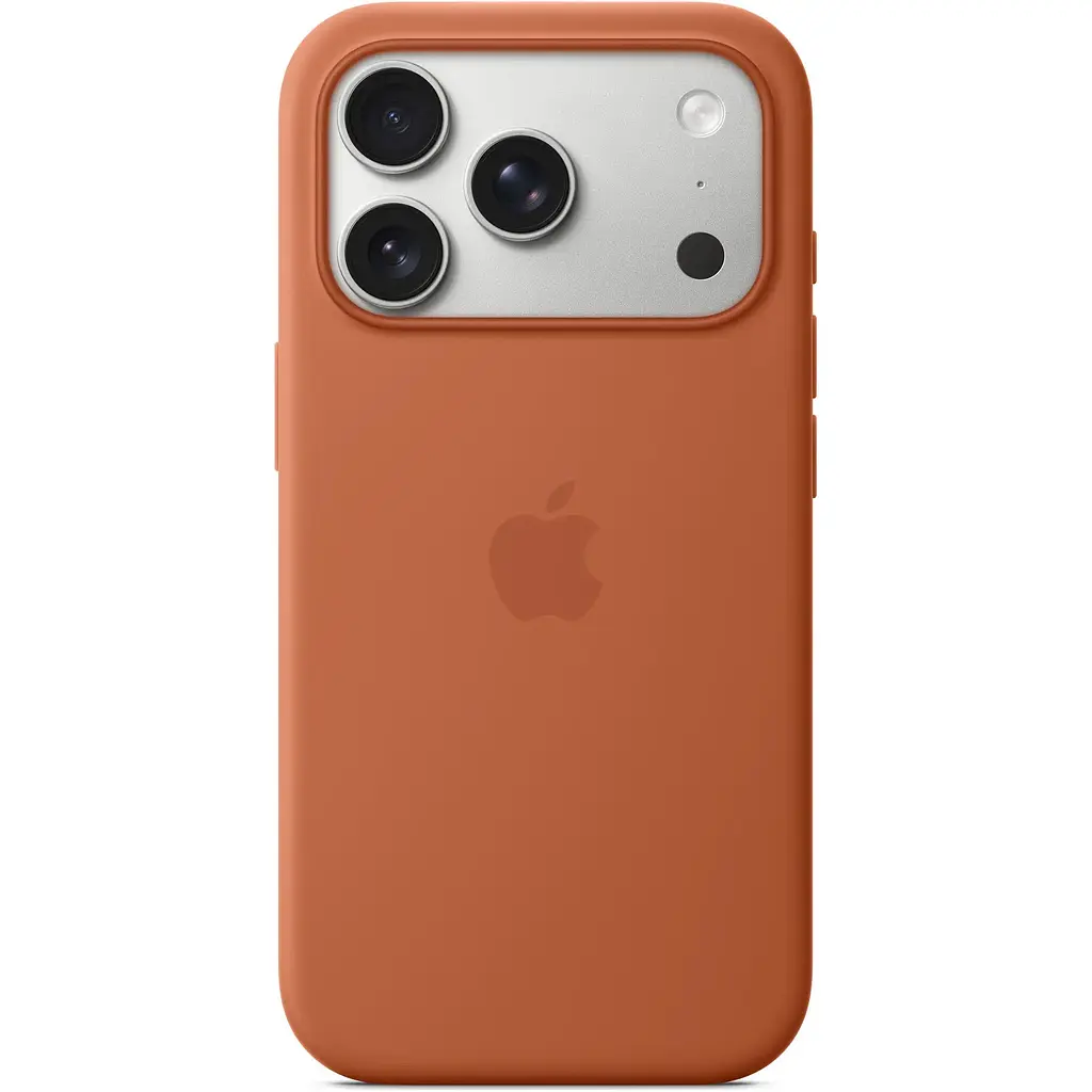 Чехол Silicone Case with Button, Animation, MagSafe для Apple iPhone 17 Pro Terra Cotta ААА [149947] - фото 3