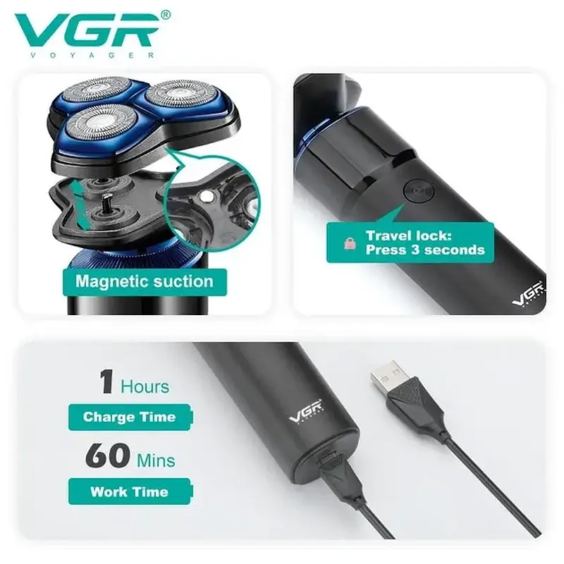 Бритва VGR V-325 - фото 3