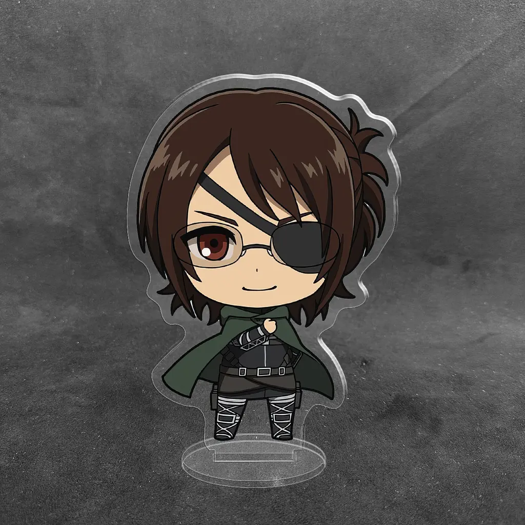 Акрилова колекційна фігурка Чібі Chibi Атака титанів Ханджи Зое (1) 10 см - фото 2