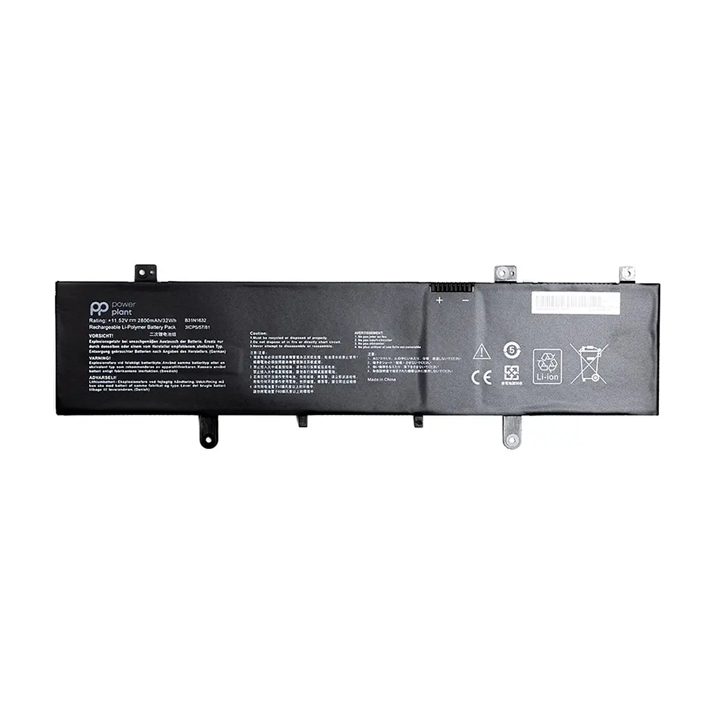 Акумулятор до ноутбука ASUS Vivobook 14 X405 (B31N1632) 11.52V 2800mAh PowerPlant (NB431410)