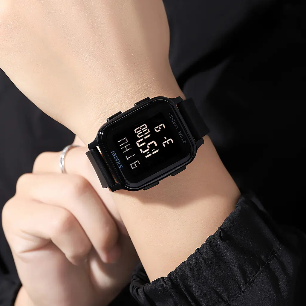 Годинник наручний 1858BK Black Skmei acs0030530 - фото 3